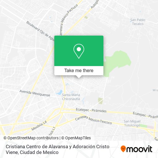 Cristiana Centro de Alavansa y Adoración Cristo Viene map