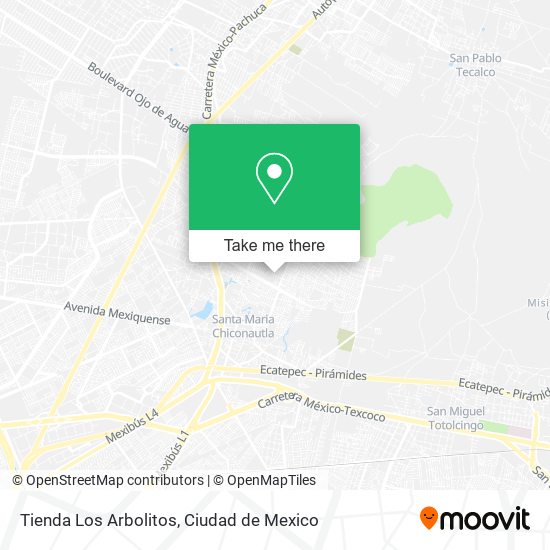 Mapa de Tienda Los Arbolitos