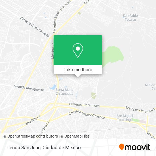 Mapa de Tienda San Juan