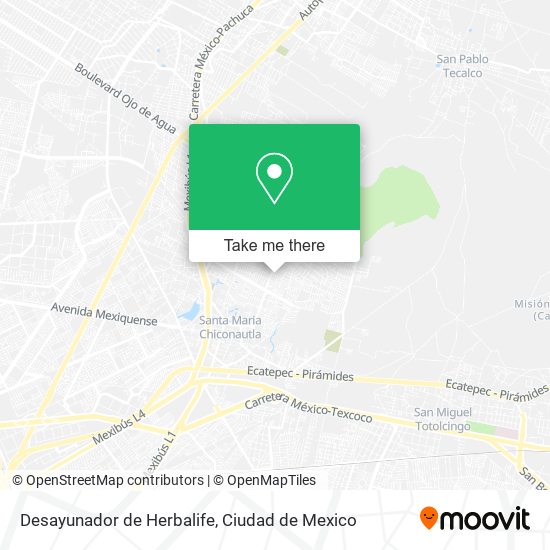 Desayunador de Herbalife map