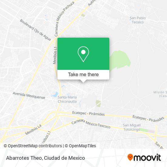 Abarrotes Theo map