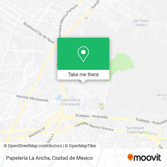 Papelería La Ancha map