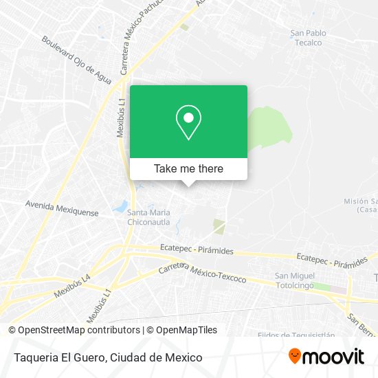 Mapa de Taqueria El Guero