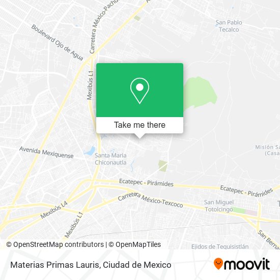 Mapa de Materias Primas Lauris