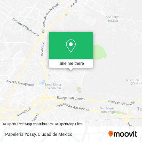 Papeleria Yossy map