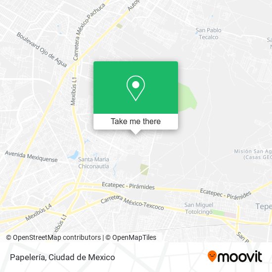Mapa de Papelería