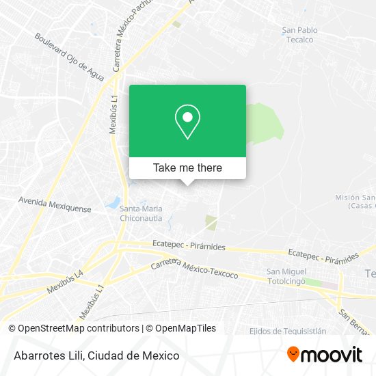 Mapa de Abarrotes Lili