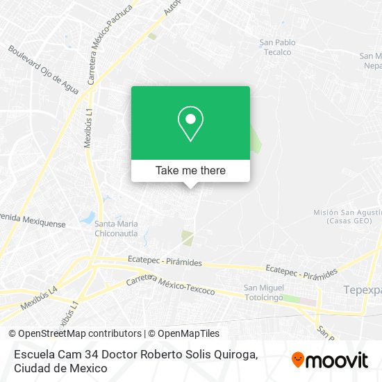 Escuela Cam 34 Doctor Roberto Solis Quiroga map