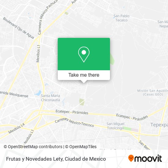 Frutas y Novedades Lety map