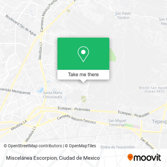 Mapa de Miscelánea Escorpion