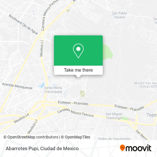 Abarrotes Pupi map