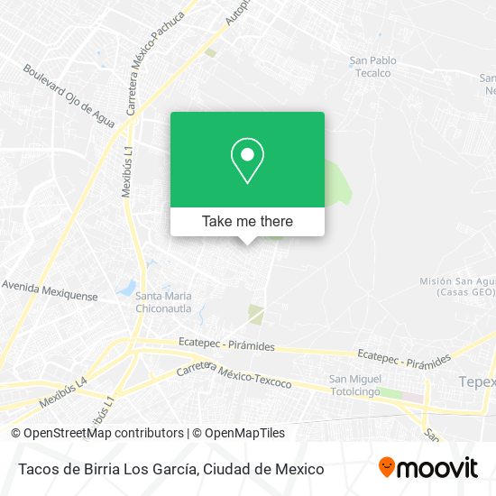 Tacos de Birria Los García map