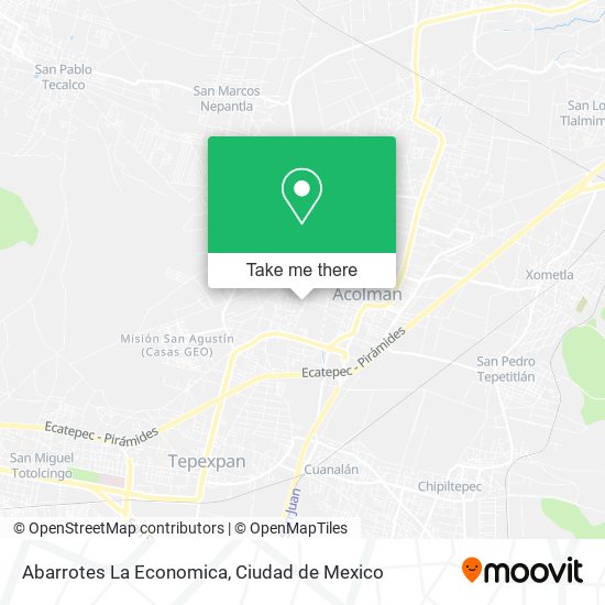 Abarrotes La Economica map