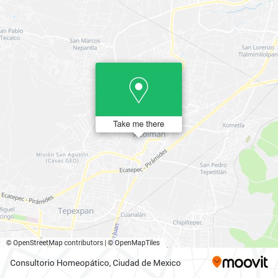 Mapa de Consultorio Homeopático