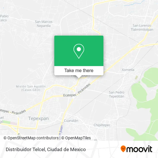 Distribuidor Telcel map