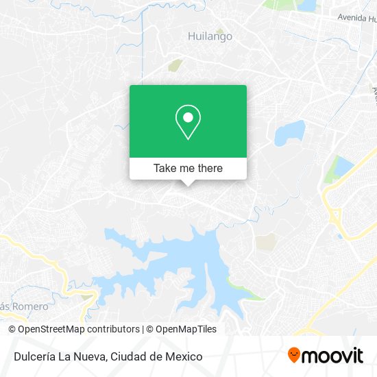 Mapa de Dulcería La Nueva
