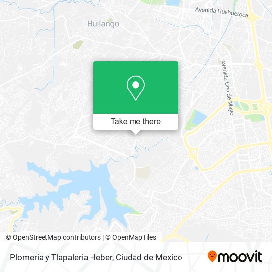 Mapa de Plomeria y Tlapaleria Heber