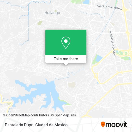 Mapa de Pastelería Dupri