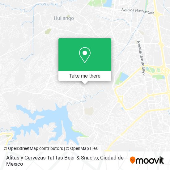 Alitas y Cervezas Tatitas Beer & Snacks map