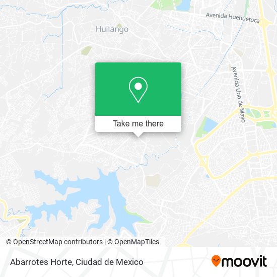 Abarrotes Horte map