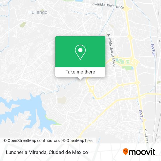 Luncheria Miranda map