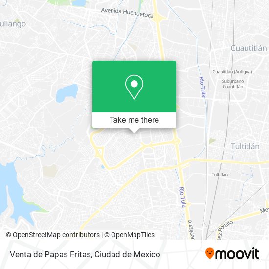 Venta de Papas Fritas map