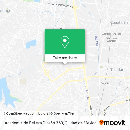 Mapa de Academia de Belleza Diseño 360