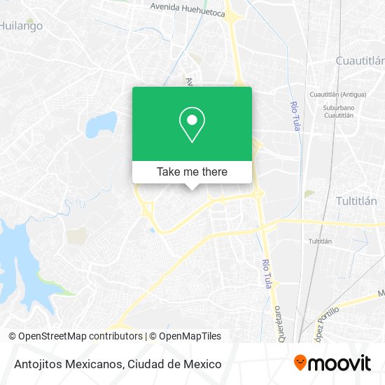 Antojitos Mexicanos map