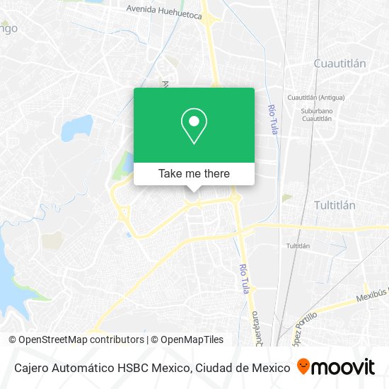 Mapa de Cajero Automático HSBC Mexico