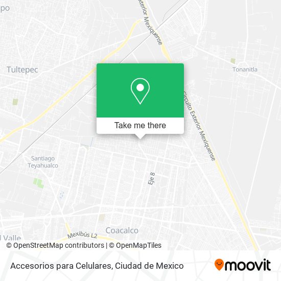 Mapa de Accesorios para Celulares