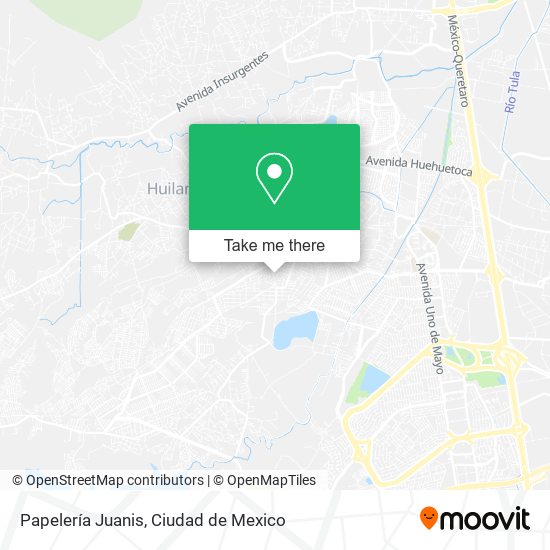 Papelería Juanis map