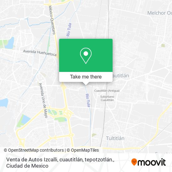 Venta de Autos Izcalli, cuautitlán, tepotzotlán. map