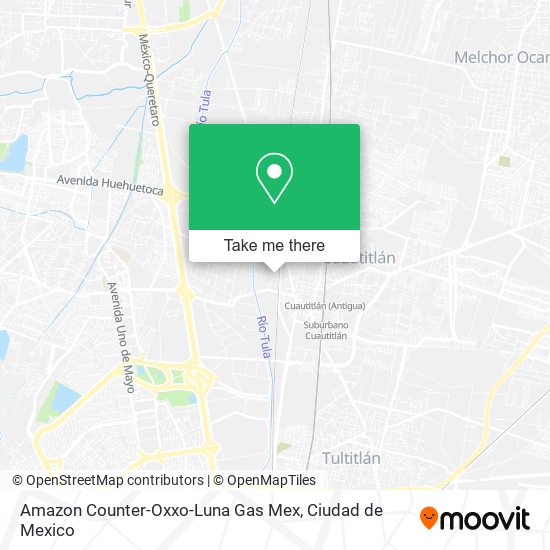 Amazon Counter-Oxxo-Luna Gas Mex map