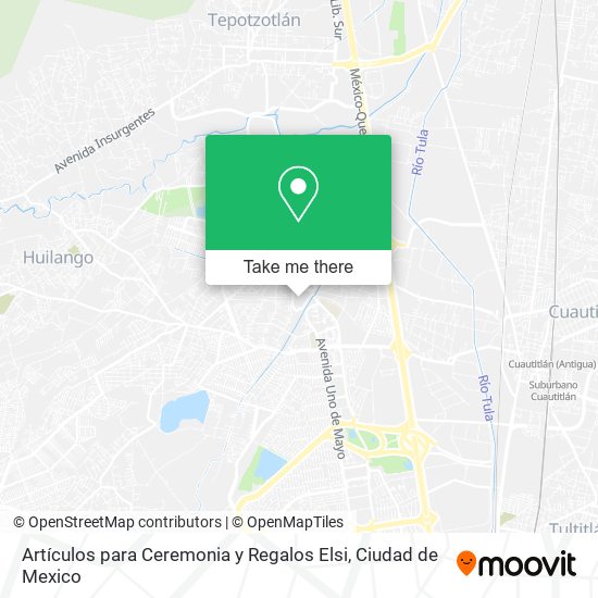 Artículos para Ceremonia y Regalos Elsi map