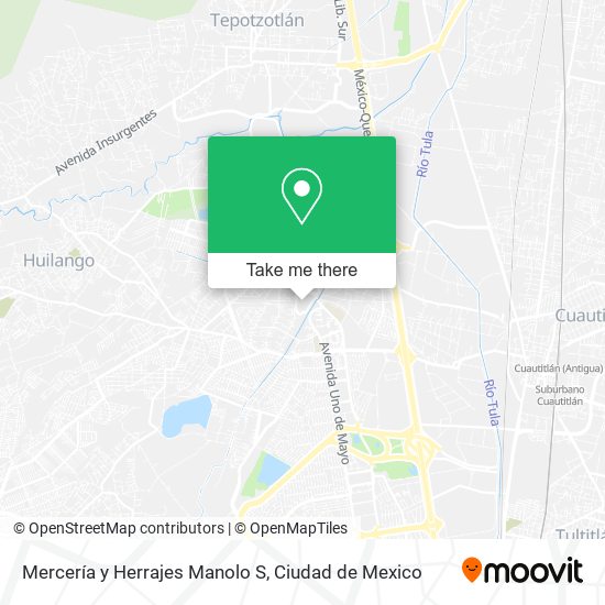 Mapa de Mercería y Herrajes Manolo S