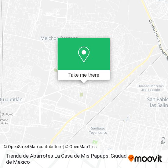 Mapa de Tienda de Abarrotes La Casa de Mis Papaps