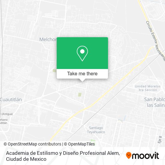Mapa de Academia de Estilismo y Diseño Profesional Alem