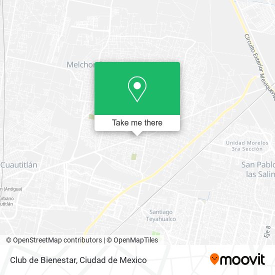 Club de Bienestar map