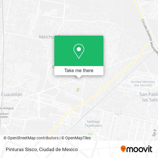 Pinturas Sisco map