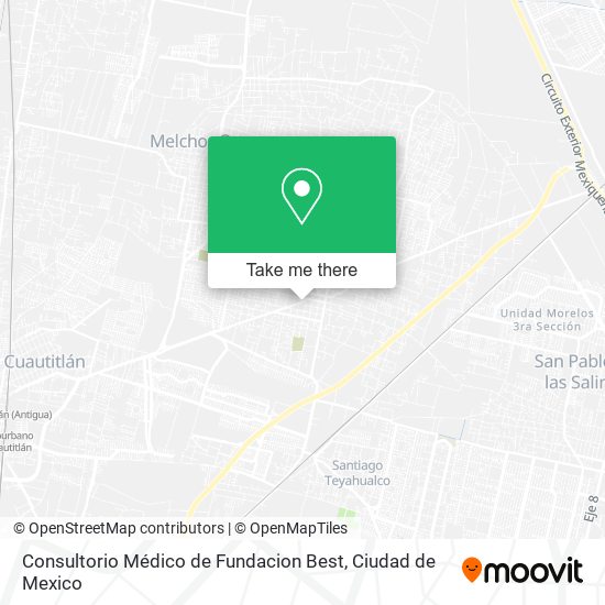 Consultorio Médico de Fundacion Best map