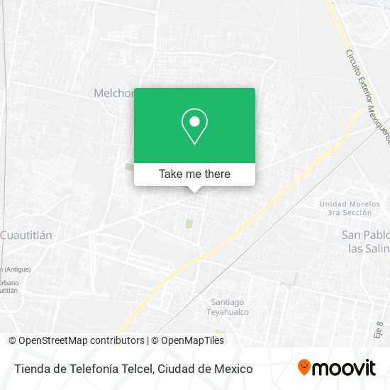 Tienda de Telefonía Telcel map
