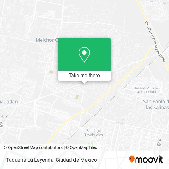 Taqueria La Leyenda map