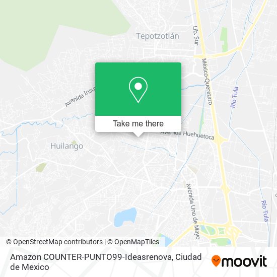 Amazon COUNTER-PUNTO99-Ideasrenova map