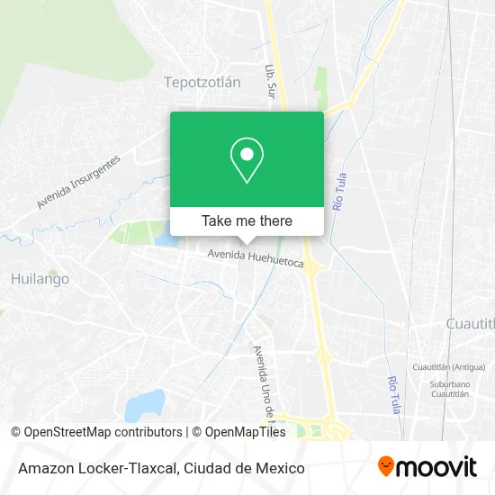 Amazon Locker-Tlaxcal map