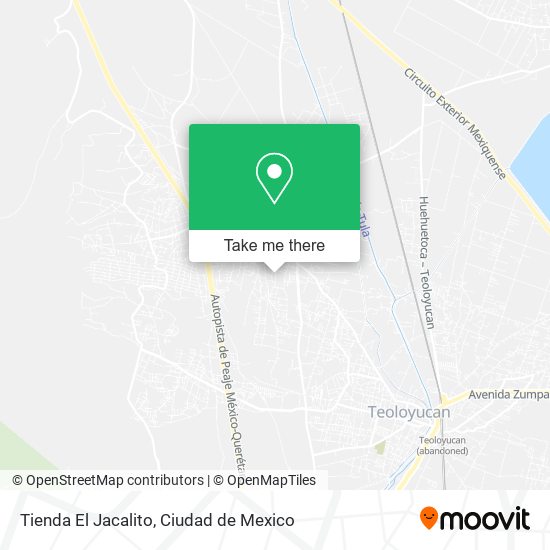 Mapa de Tienda El Jacalito