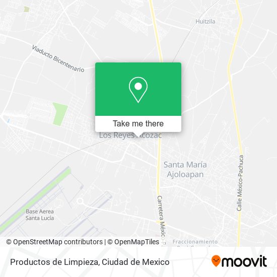 Productos de Limpieza map