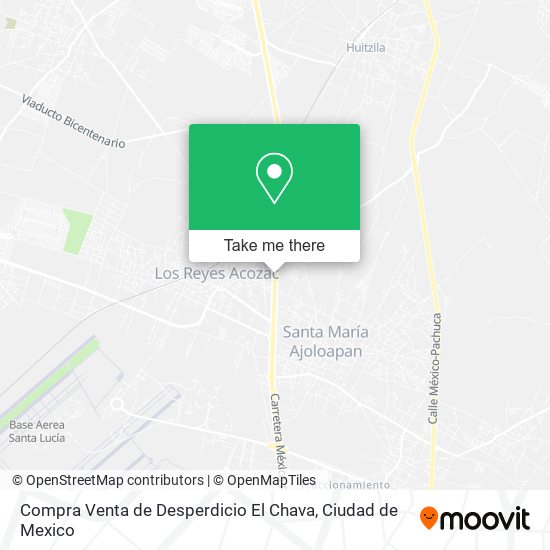 Compra Venta de Desperdicio El Chava map