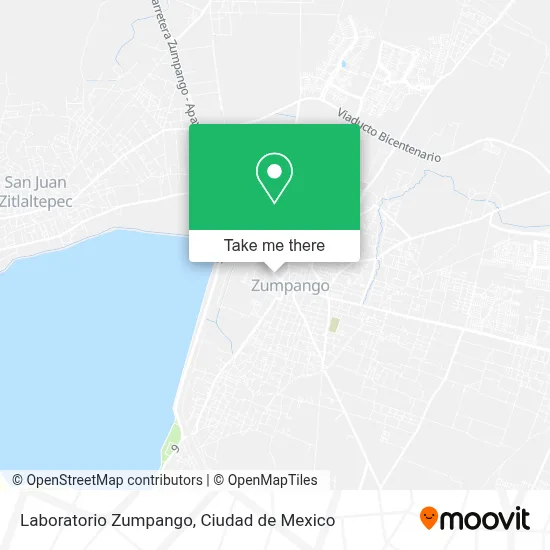 Laboratorio Zumpango map