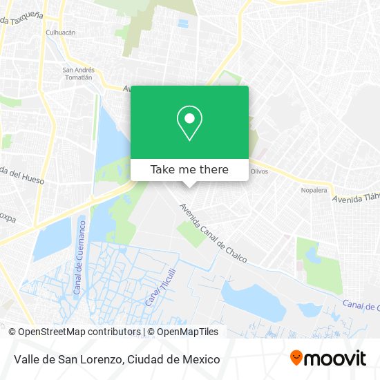 Mapa de Valle de San Lorenzo