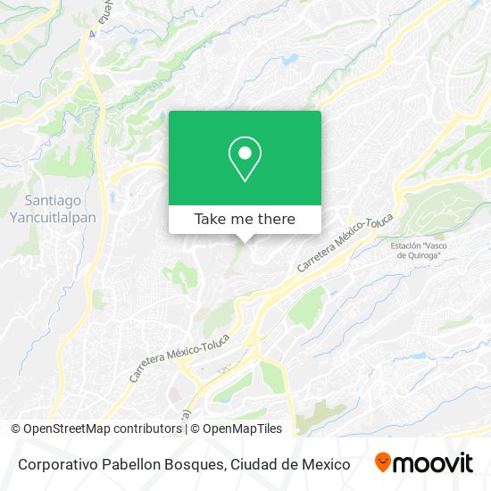 Corporativo Pabellon Bosques map